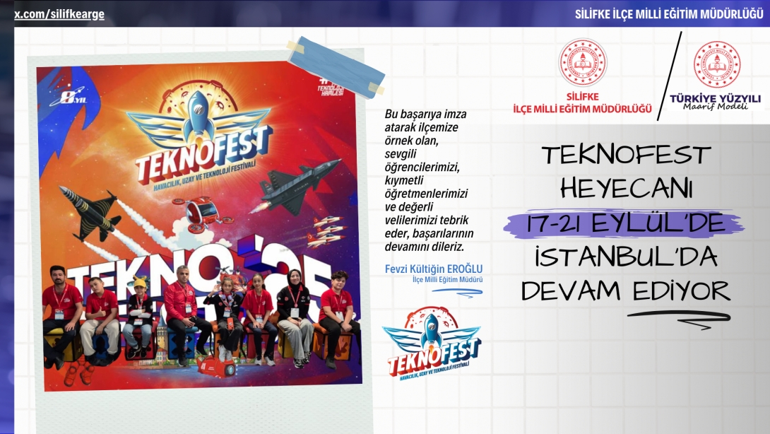 TEKNOFEST'E SİLİFKEDEN KATILIM