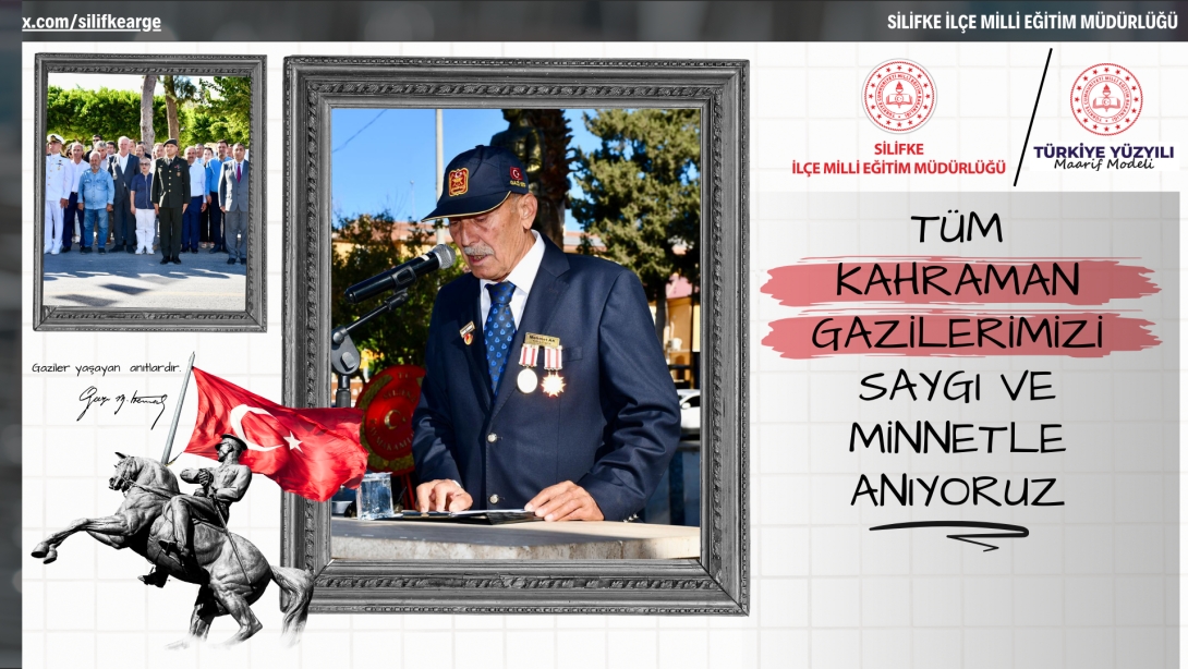 19 EYLÜL GAZİLER GÜNÜ TÖRENLE KUTLANDI